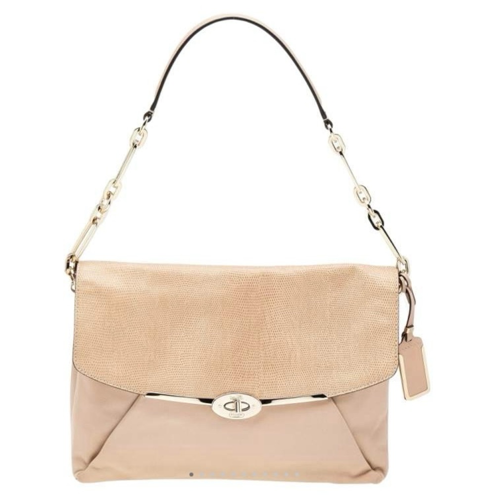 Coach Beige Madison Shoulder Bag